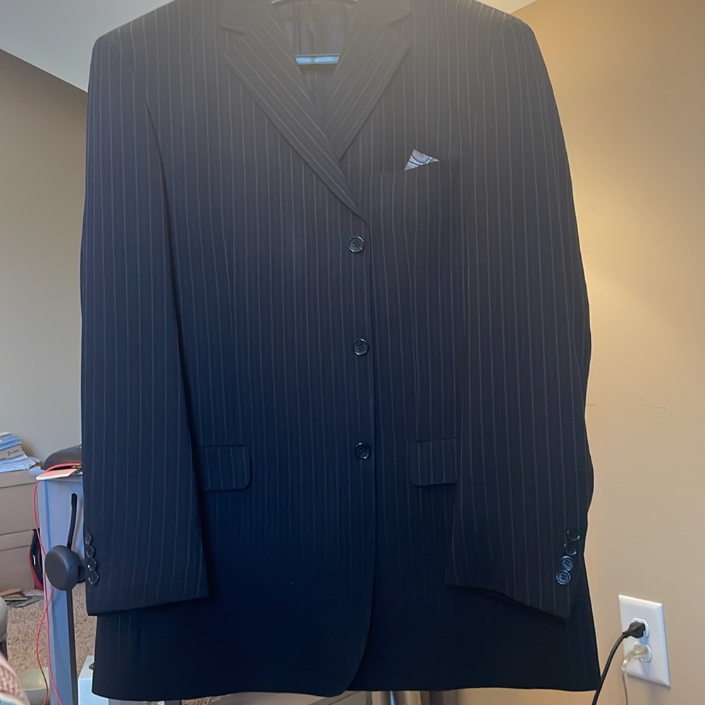 Men’s Big and Tall Suit - Black